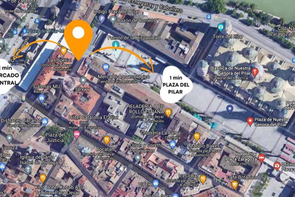Apartamento Unico En Plaza Del Pilar 사라고사 외부 사진
